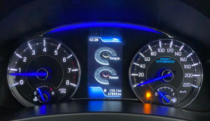 2018 Maruti Ciaz ALPHA 1.5 SHVS PETROL, Petrol, Manual, 27,958 km, Odometer Image