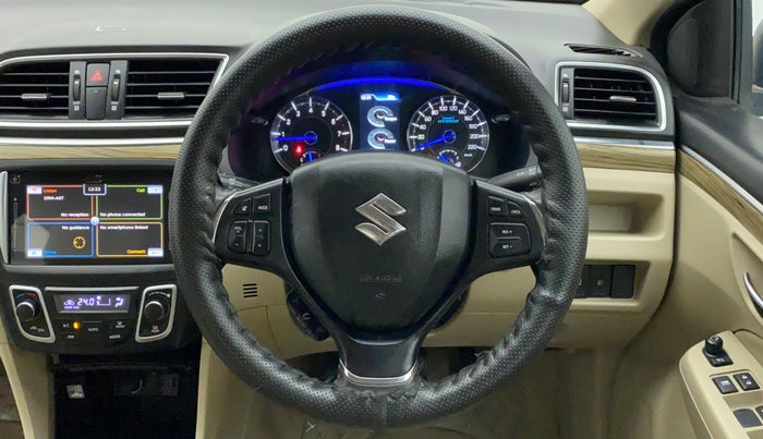 2018 Maruti Ciaz ALPHA 1.5 SHVS PETROL, Petrol, Manual, 27,958 km, Steering Wheel Close Up