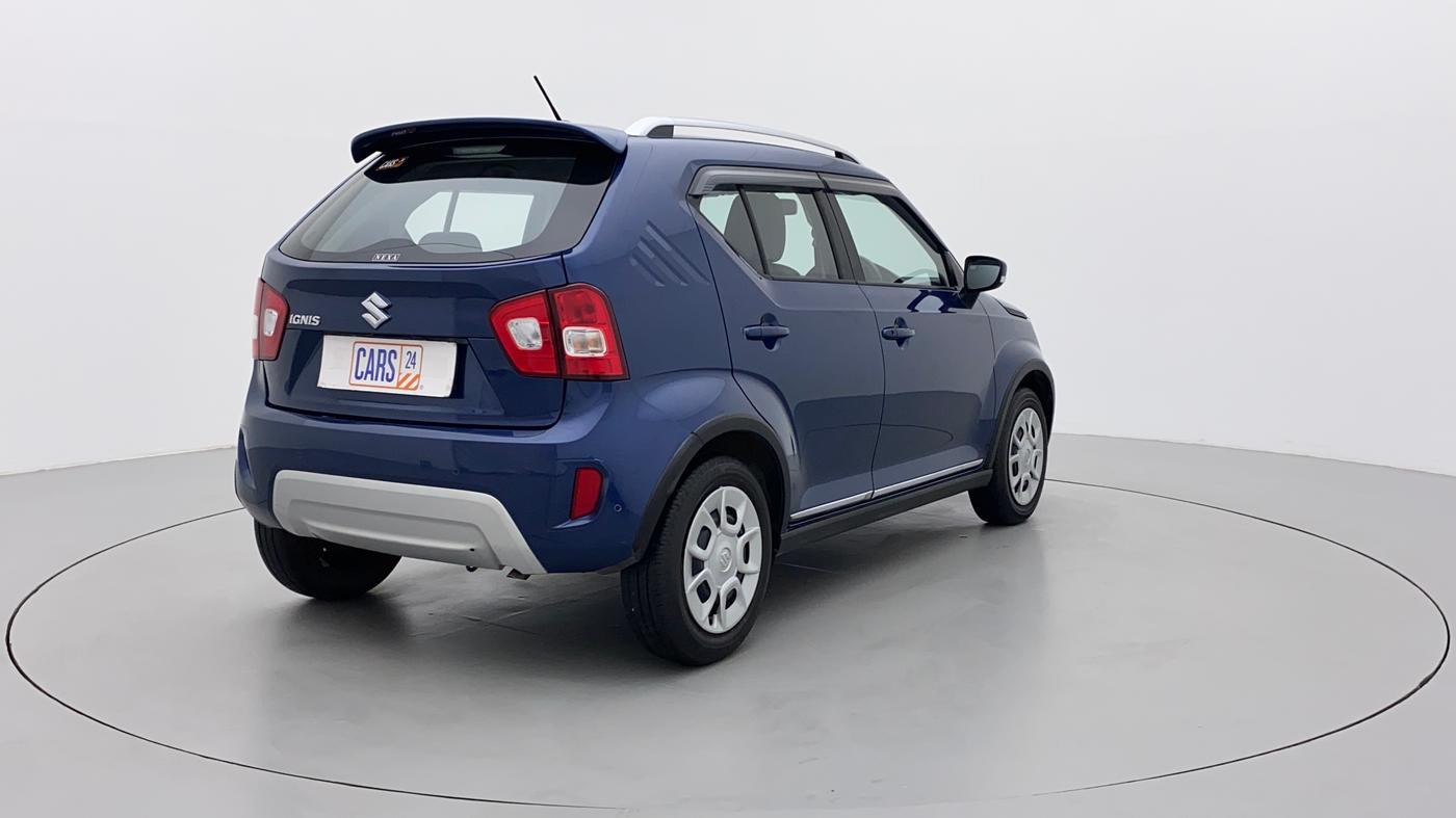 2021 Maruti IGNIS DELTA 1.2 AMT, Petrol, Automatic, 7,635 km, Right Back Diagonal