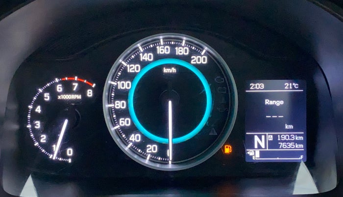 2021 Maruti IGNIS DELTA 1.2 AMT, Petrol, Automatic, 7,635 km, Odometer Image