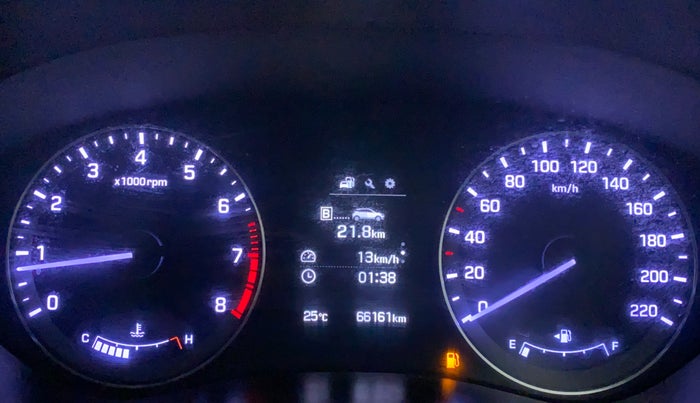 2017 Hyundai Elite i20 ASTA 1.2 (O), Petrol, Manual, 66,141 km, Odometer Image