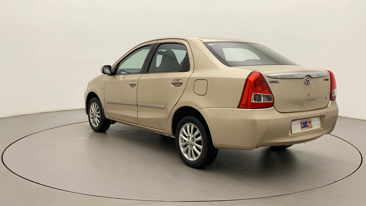 2011 Toyota Etios V, Petrol, Manual, 74,815 km, Left Back Diagonal