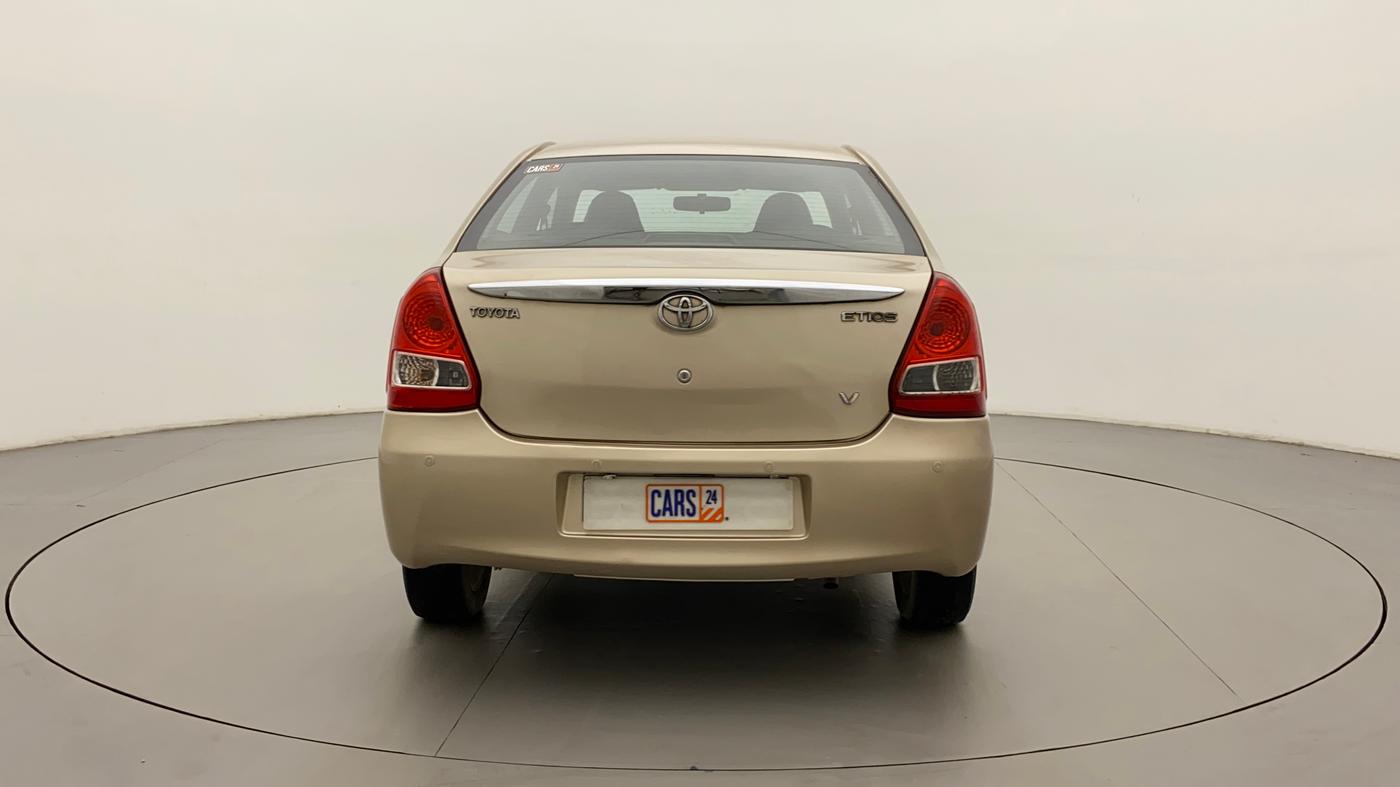 2011 Toyota Etios V, Petrol, Manual, 74,815 km, Back/Rear