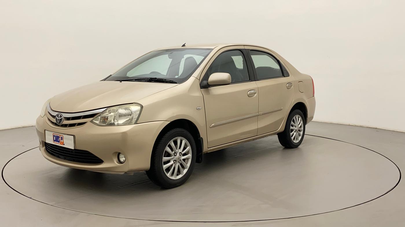 2011 Toyota Etios V, Petrol, Manual, 74,815 km, Left Front Diagonal