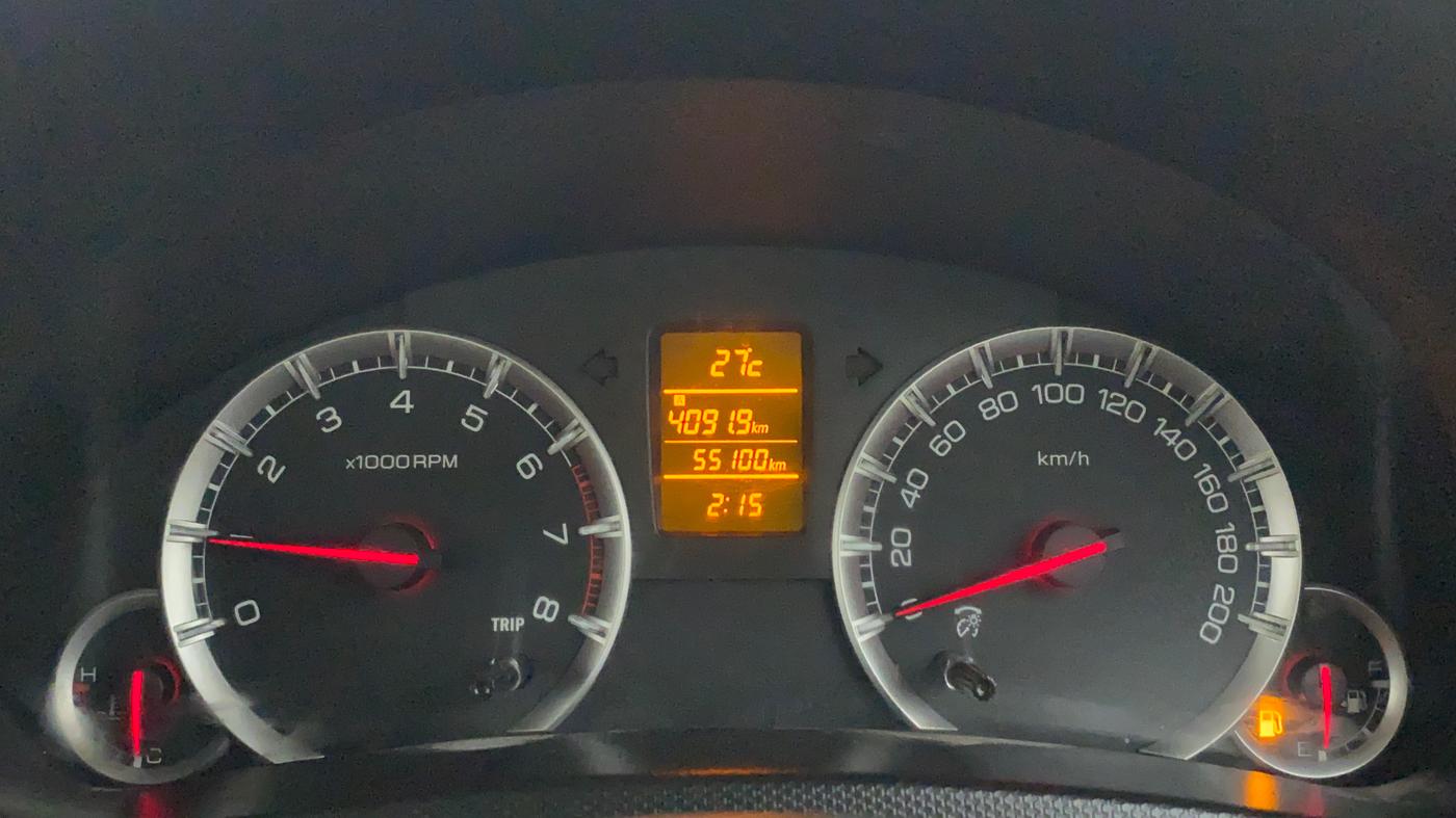 2016 Maruti Swift Dzire ZXI, Petrol, Manual, 55,099 km, Odometer Image