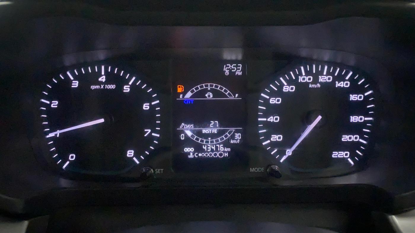 2021 Tata ALTROZ XT PETROL, Petrol, Manual, 43,417 km, Odometer Image