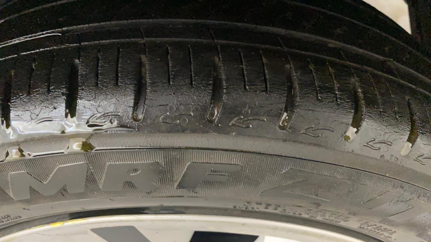 2020 Hyundai AURA S 1.2 AMT, Petrol, Automatic, 41,247 km, Left Rear Tyre Tread