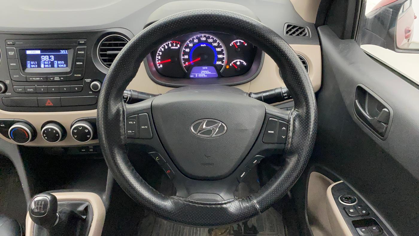 2018 Hyundai Grand i10 MAGNA 1.2 KAPPA VTVT, Petrol, Manual, 31,822 km, Steering Wheel Close Up