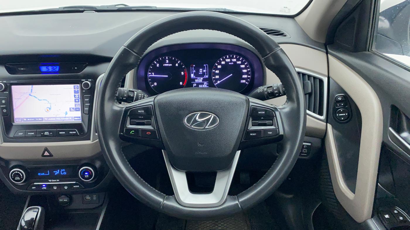 2017 Hyundai Creta 1.6 CRDI SX PLUS AUTO, Diesel, Automatic, 66,506 km, Steering Wheel Close Up