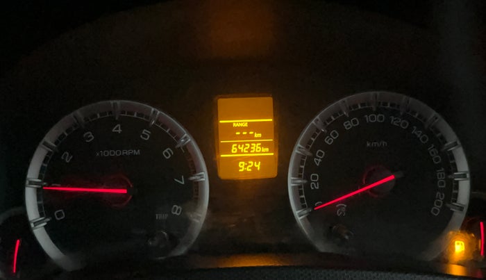 2013 Maruti Swift VXI, Petrol, Manual, 64,228 km, Odometer Image