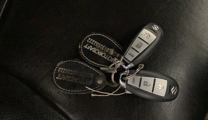 2018 Maruti Ciaz S 1.4 MT PETROL, Petrol, Manual, 98,497 km, Key Close Up