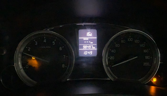 2018 Maruti Ciaz S 1.4 MT PETROL, Petrol, Manual, 98,497 km, Odometer Image