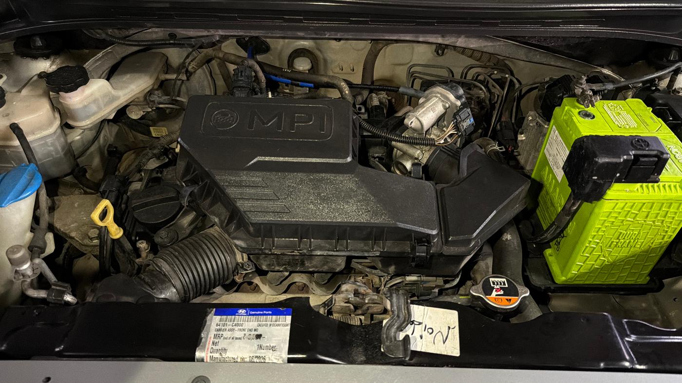 2018 Hyundai NEW SANTRO SPORTZ MT, Petrol, Manual, 1,09,494 km, Engine View