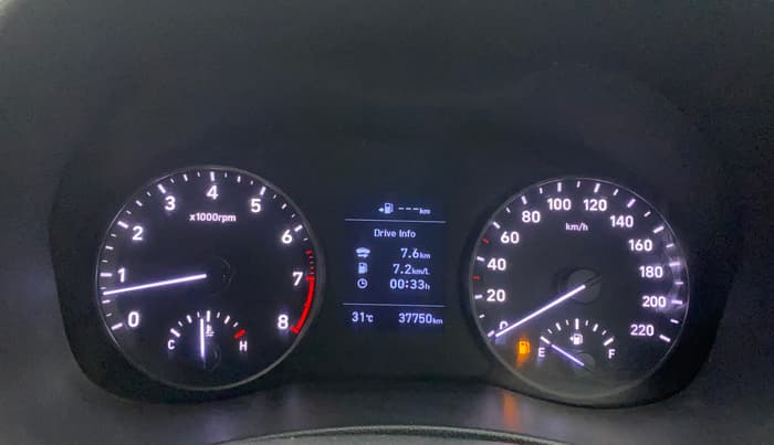 2018 Hyundai Verna 1.6 VTVT SX O, Petrol, Manual, 37,742 km, Odometer Image