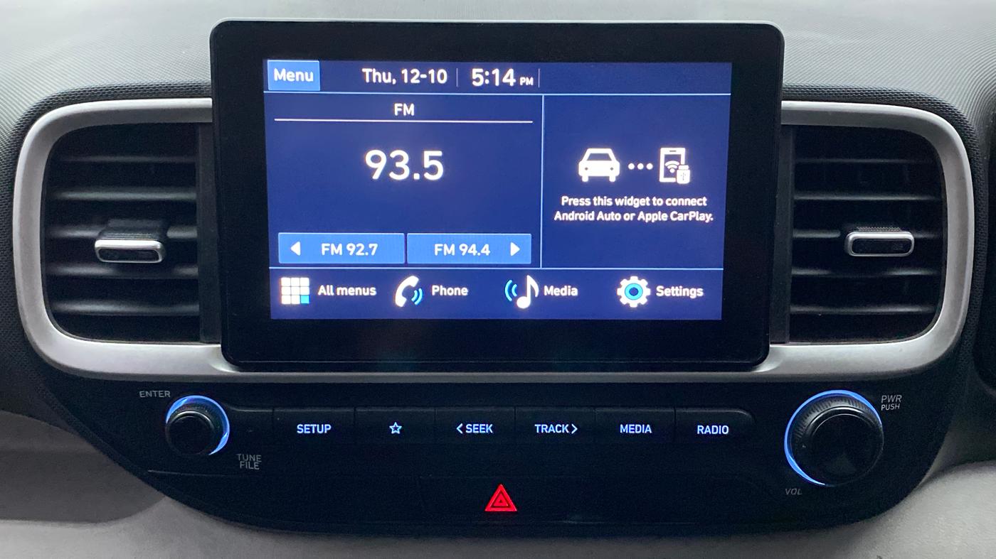 2022 Hyundai VENUE S (O) 1.0 TURBO IMT, Petrol, Manual, 24,228 km, Infotainment System