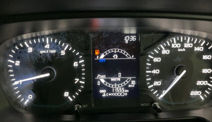 2022 Tata PUNCH PURE MT, Petrol, Manual, 11,555 km, Odometer Image