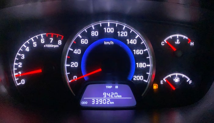 2017 Hyundai Grand i10 SPORTZ 1.2 KAPPA VTVT, Petrol, Manual, 33,966 km, Odometer Image