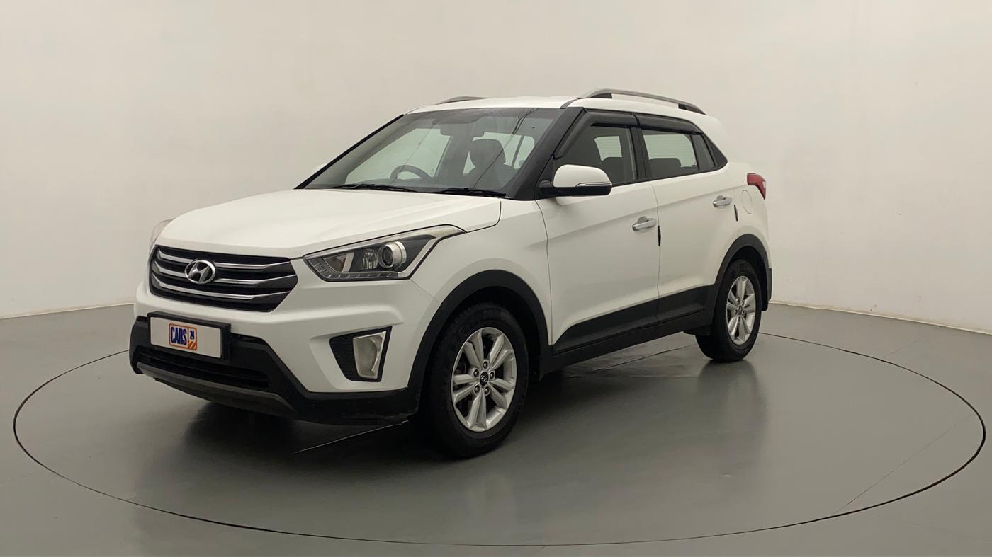 2016 Hyundai Creta SX PLUS AT 1.6 DIESEL, Diesel, Automatic, 77,907 km, Left Front Diagonal