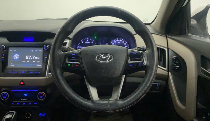 2016 Hyundai Creta SX PLUS AT 1.6 DIESEL, Diesel, Automatic, 77,907 km, Steering Wheel Close Up