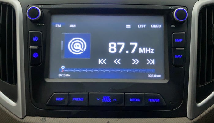 2016 Hyundai Creta SX PLUS AT 1.6 DIESEL, Diesel, Automatic, 77,907 km, Infotainment System
