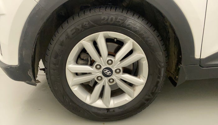 2016 Hyundai Creta SX PLUS AT 1.6 DIESEL, Diesel, Automatic, 77,907 km, Left Front Wheel