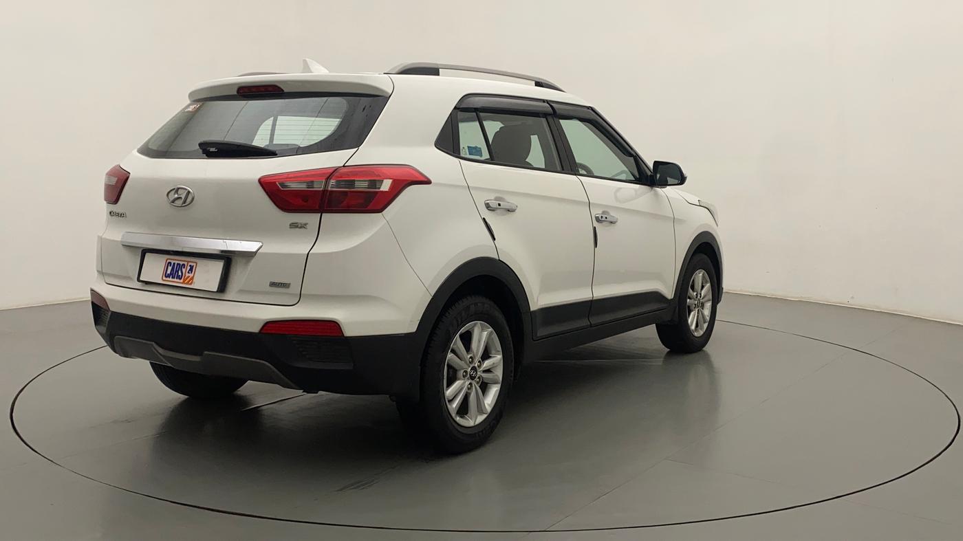 2016 Hyundai Creta SX PLUS AT 1.6 DIESEL, Diesel, Automatic, 77,907 km, Right Back Diagonal
