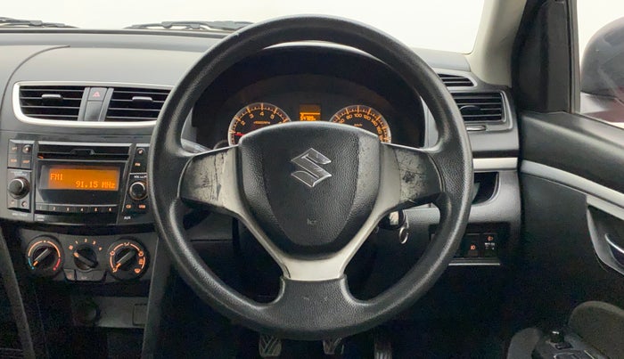 2015 Maruti Swift VXI, Petrol, Manual, 1,20,695 km, Steering Wheel Close Up