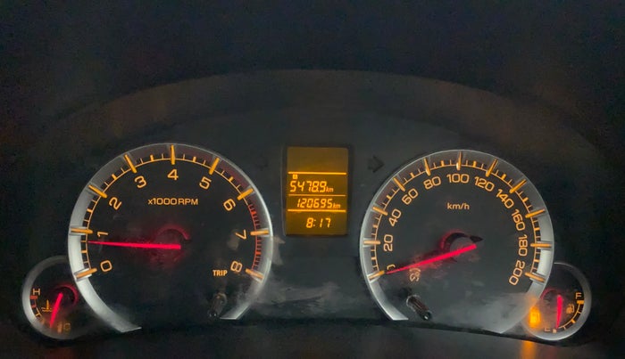 2015 Maruti Swift VXI, Petrol, Manual, 1,20,695 km, Odometer Image