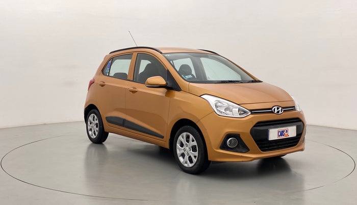 2015 Hyundai Grand i10 SPORTZ 1.2 KAPPA VTVT, Petrol, Manual, 8,714 km, Right Front Diagonal