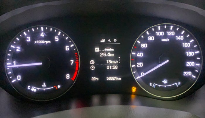 2015 Hyundai Elite i20 ASTA 1.2, Petrol, Manual, 58,324 km, Odometer Image