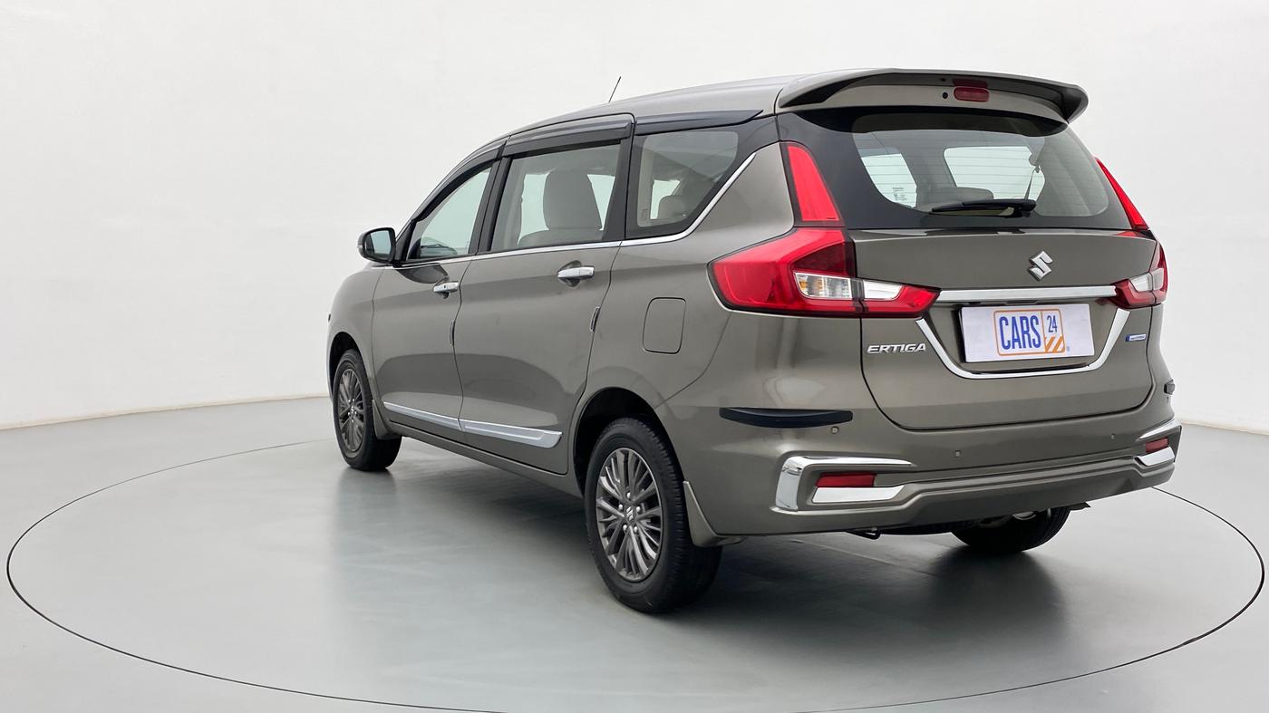 2020 Maruti Ertiga ZXI Plus SHVS, Petrol, Manual, 8,601 km, Left Back Diagonal