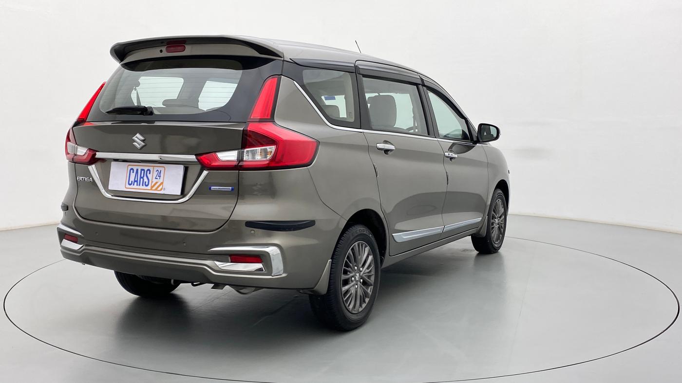 2020 Maruti Ertiga ZXI Plus SHVS, Petrol, Manual, 8,601 km, Right Back Diagonal