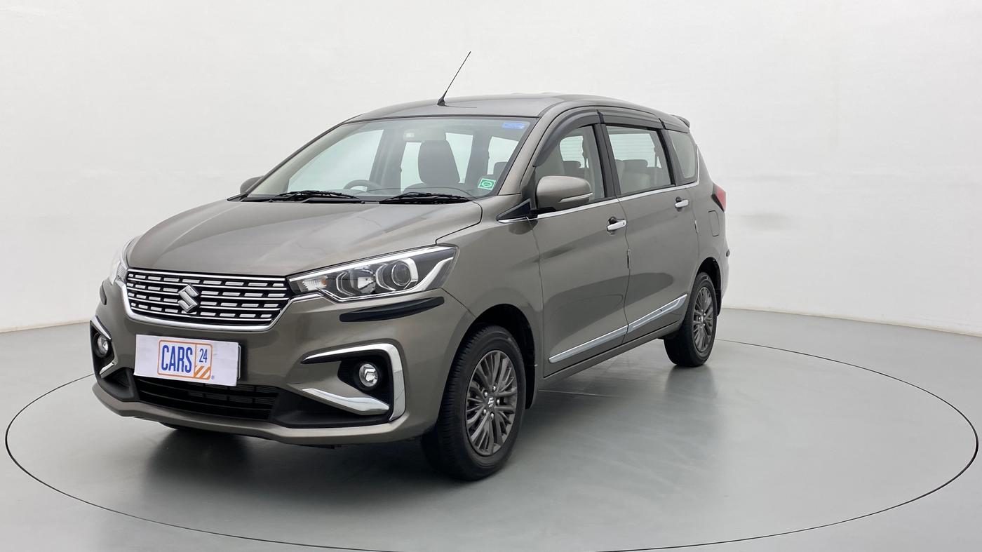 2020 Maruti Ertiga ZXI Plus SHVS, Petrol, Manual, 8,601 km, Left Front Diagonal