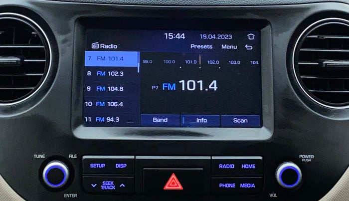 2017 Hyundai Grand i10 ASTA 1.2 KAPPA VTVT, Petrol, Manual, 40,120 km, Infotainment System