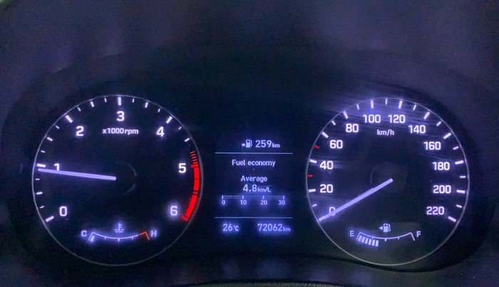 2019 Hyundai Creta SX (O) 1.6 DIESEL, Diesel, Manual, 72,781 km, Odometer Image