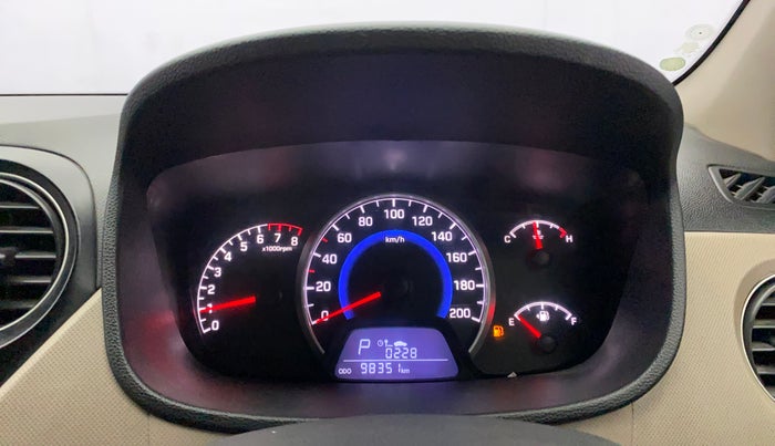 2017 Hyundai Grand i10 MAGNA AT 1.2 KAPPA VTVT, Petrol, Automatic, 98,325 km, Odometer Image