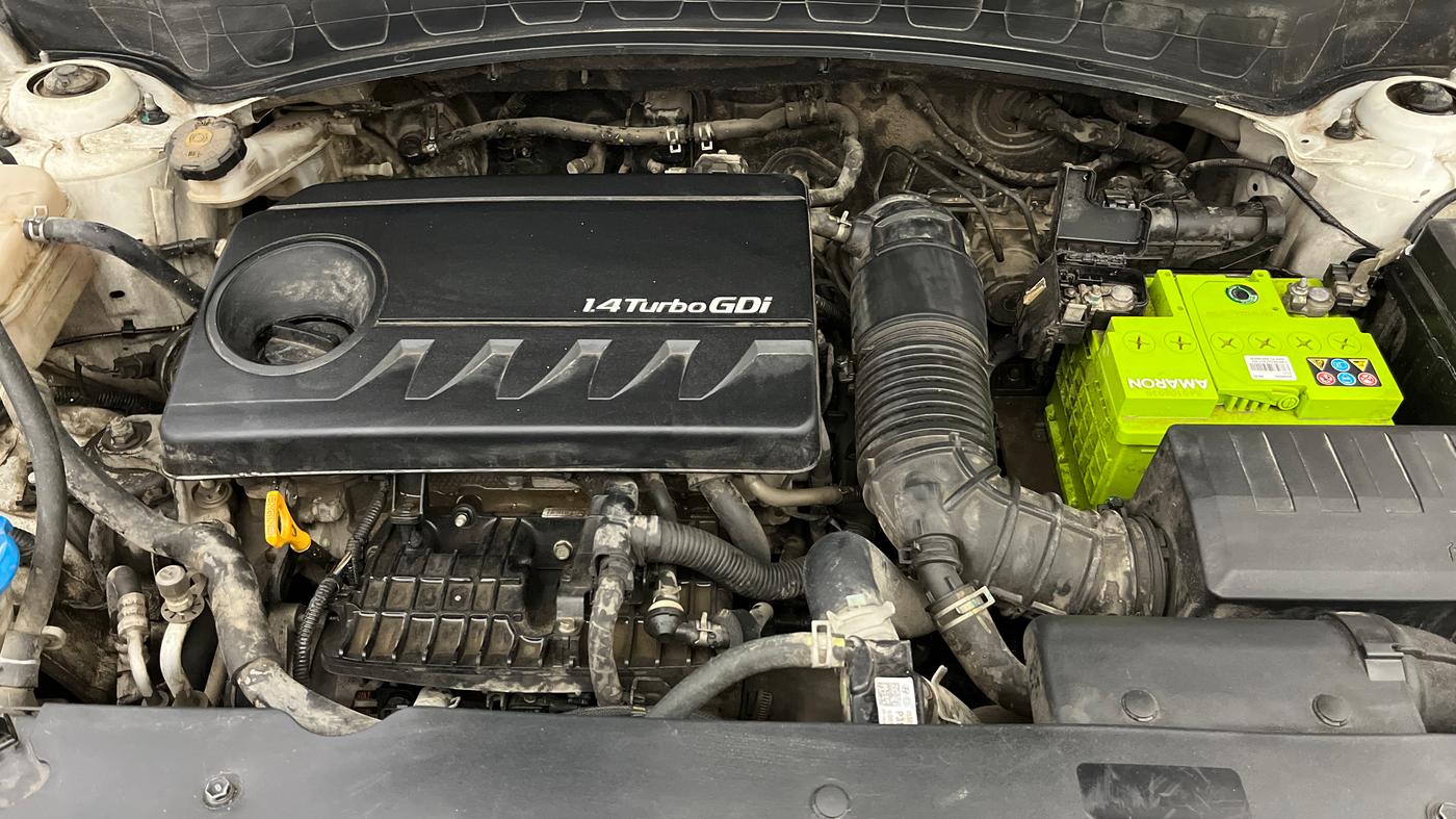 2019 KIA SELTOS GTX AT 1.4 PETROL DUAL TONE, Petrol, Automatic, 72,932 km, Engine View