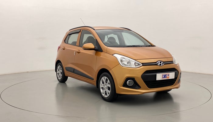 2015 Hyundai Grand i10 SPORTZ 1.2 KAPPA VTVT, Petrol, Manual, 17,140 km, Right Front Diagonal