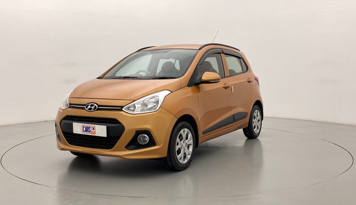 2015 Hyundai Grand i10 SPORTZ 1.2 KAPPA VTVT, Petrol, Manual, 17,140 km, Left Front Diagonal