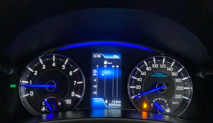 2018 Maruti Ciaz ZETA 1.5 SHVS MT PETROL, Petrol, Manual, 62,709 km, Odometer Image