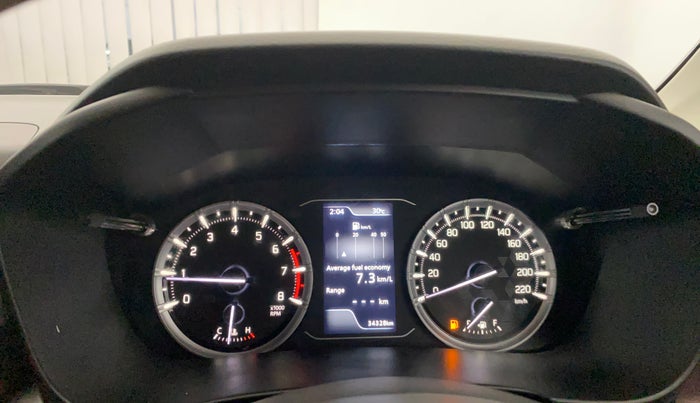 2024 Maruti Grand Vitara DELTA SMART HYBRID, Petrol, Manual, 34,308 km, Odometer Image