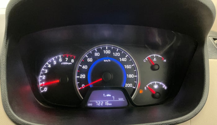 2014 Hyundai Grand i10 MAGNA 1.2 KAPPA VTVT, Petrol, Manual, 72,212 km, Odometer Image