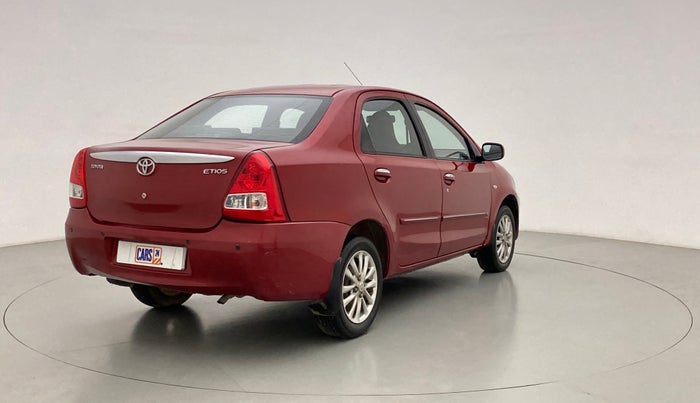 2011 Toyota Etios V, Petrol, Manual, 87,194 km, Right Back Diagonal