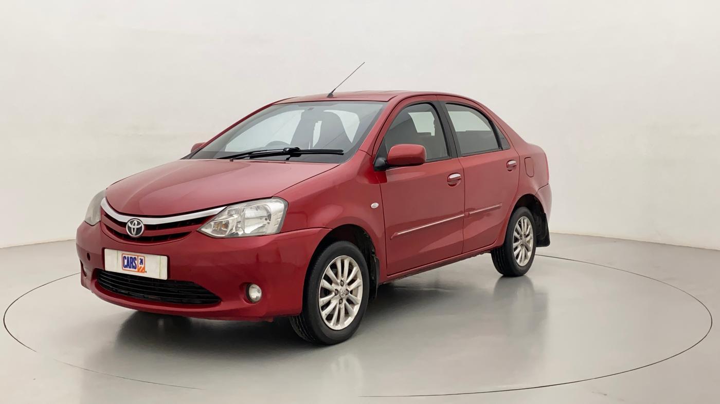 2011 Toyota Etios V, Petrol, Manual, 87,194 km, Left Front Diagonal