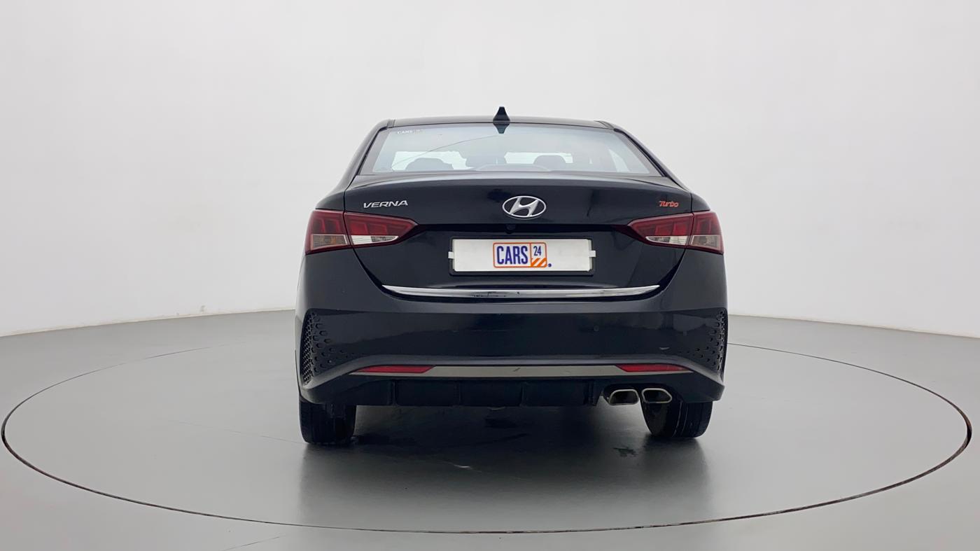 2020 Hyundai Verna SX (O) 1.0 TURBO DCT, Petrol, Automatic, 54,410 km, Back/Rear
