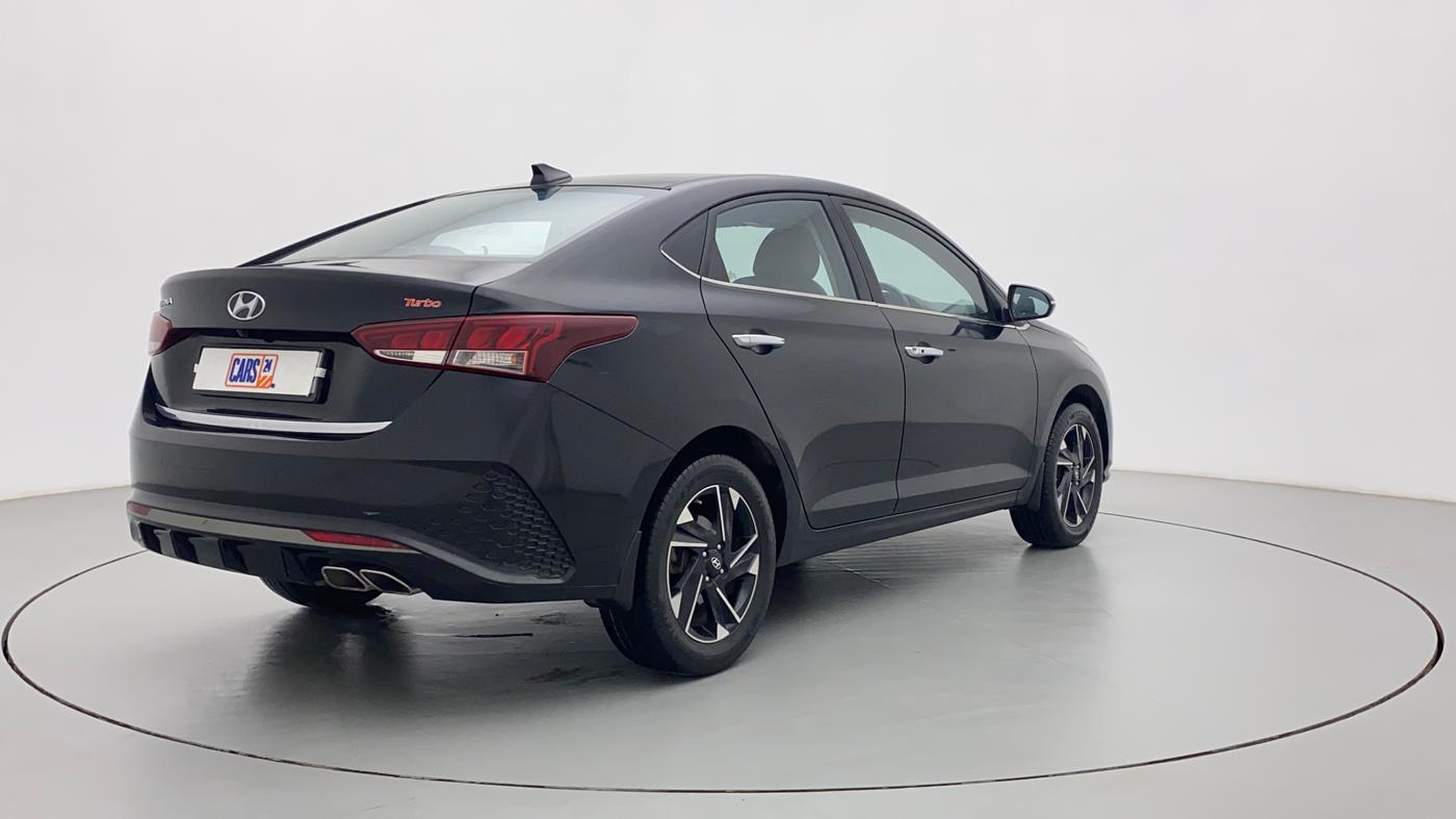 2020 Hyundai Verna SX (O) 1.0 TURBO DCT, Petrol, Automatic, 54,410 km, Right Back Diagonal
