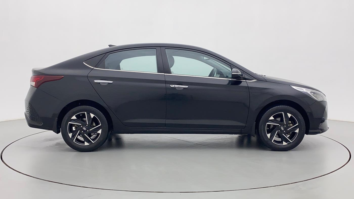 2020 Hyundai Verna SX (O) 1.0 TURBO DCT, Petrol, Automatic, 54,410 km, Right Side View