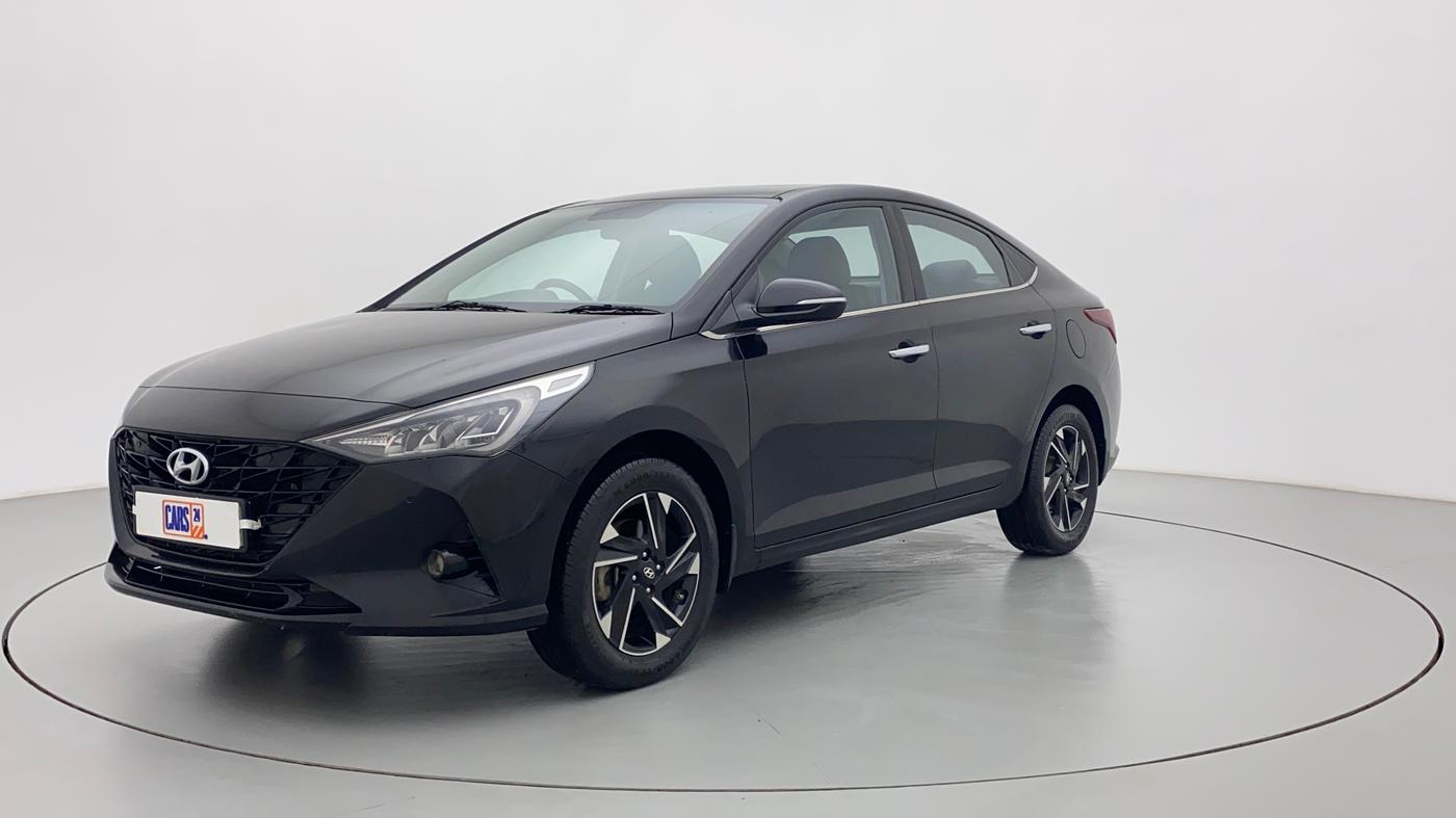 2020 Hyundai Verna SX (O) 1.0 TURBO DCT, Petrol, Automatic, 54,410 km, Left Front Diagonal