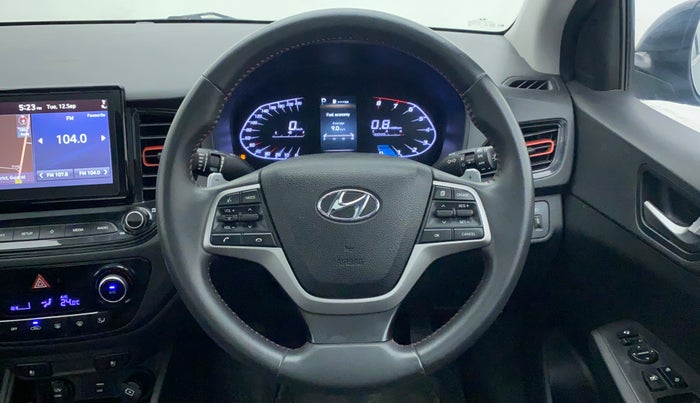 2020 Hyundai Verna SX (O) 1.0 TURBO DCT, Petrol, Automatic, 54,410 km, Steering Wheel Close Up