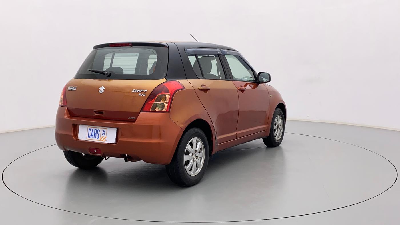 2010 Maruti Swift ZXI, Petrol, Manual, 77,733 km, Right Back Diagonal